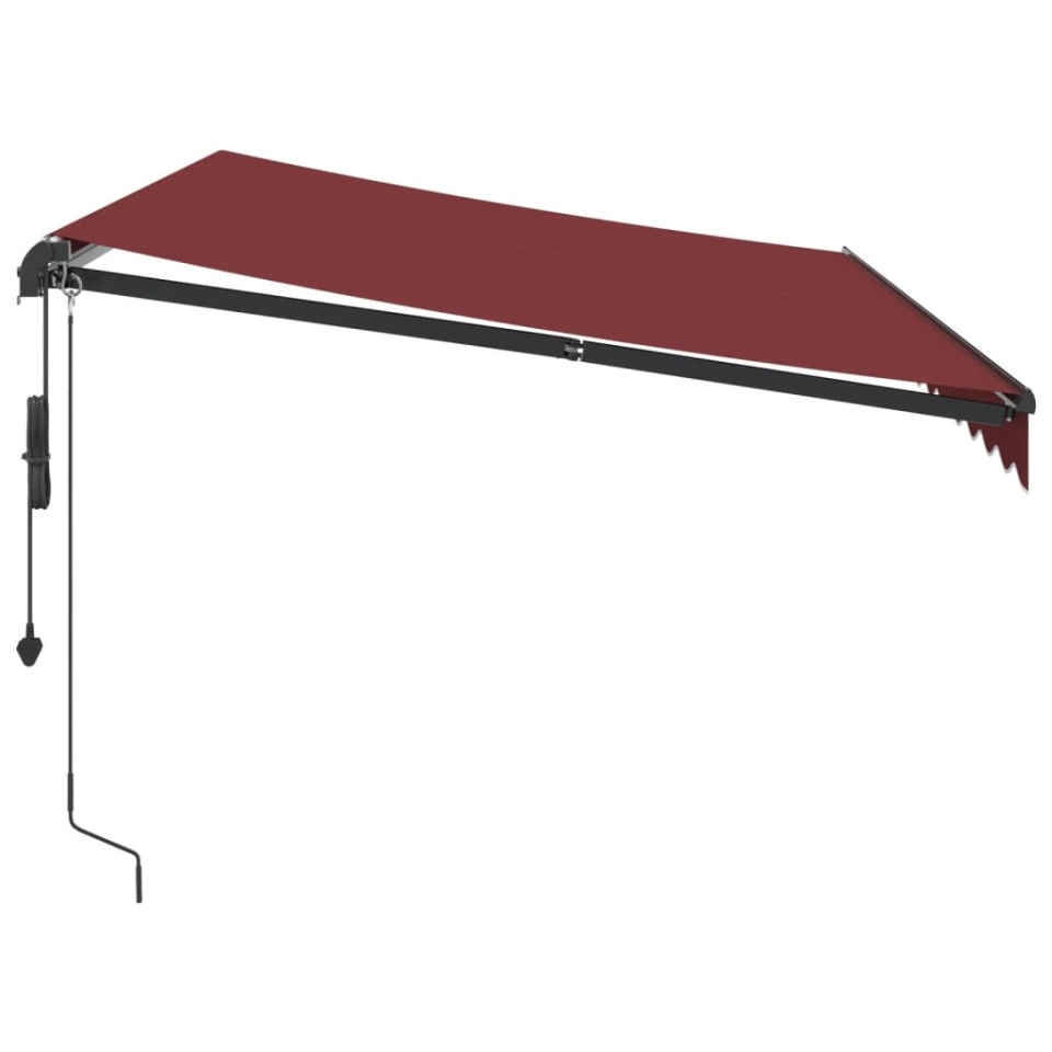 Copertina retractabilă automat, vișiniu, 350x250 cm - 3 | YEO