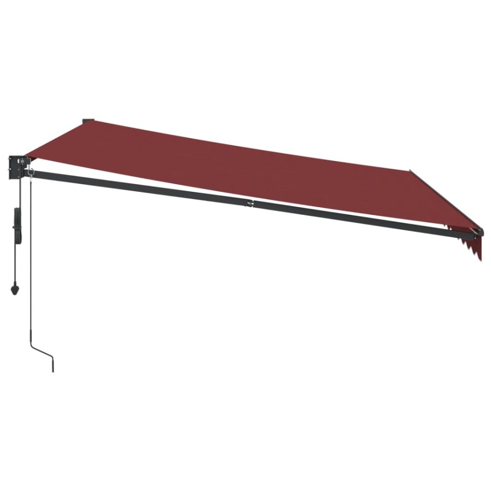 Copertina retractabilă automat, vișiniu, 400x300 cm - 3 | YEO