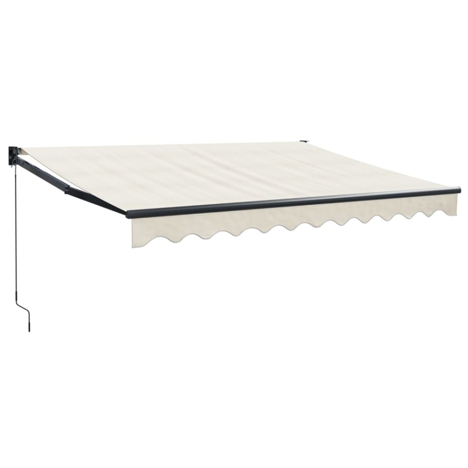 Copertină retractabilă, crem, 3x2,5 m, textil și aluminiu - 1 | YEO