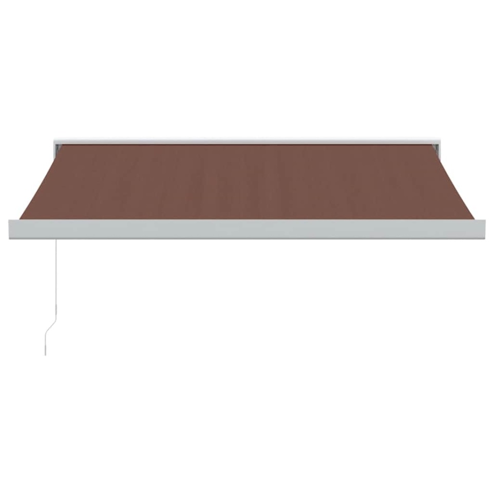 Copertină retractabilă manual, maro, 300x250 cm - 2 | YEO