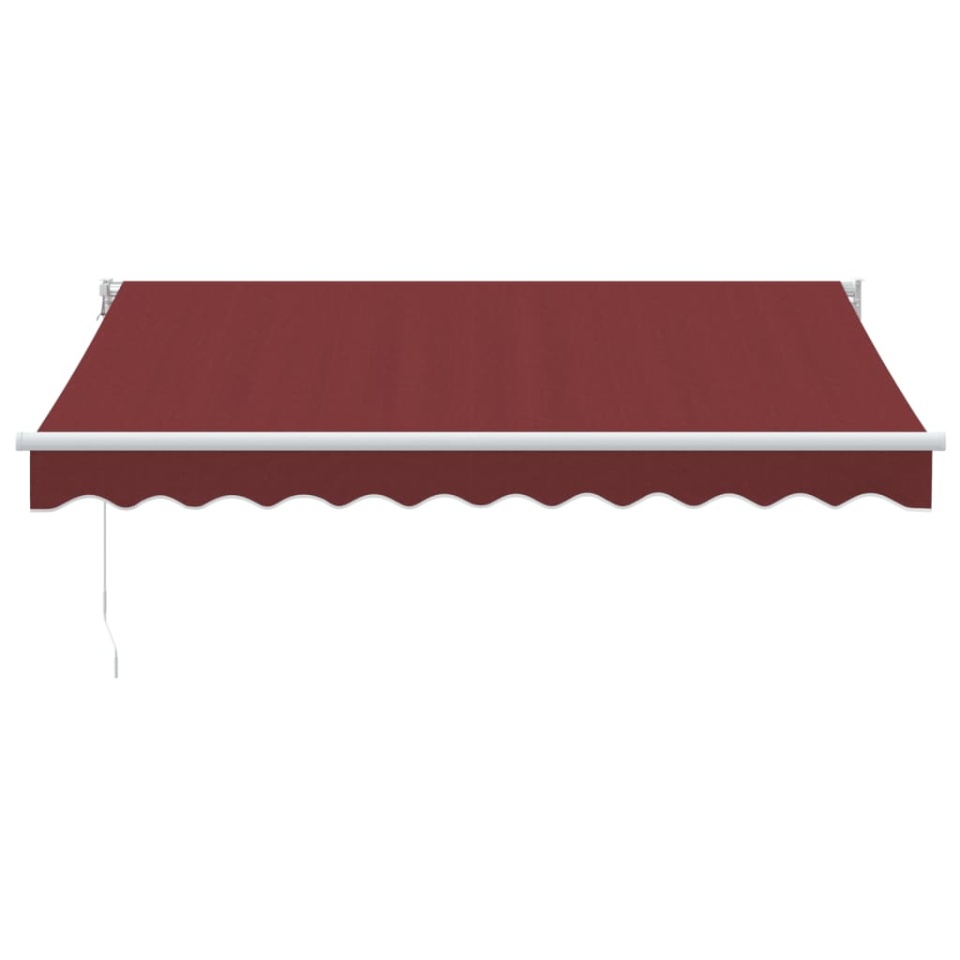Copertina retractabilă manual, vișiniu, 300x250 cm - 2 | YEO