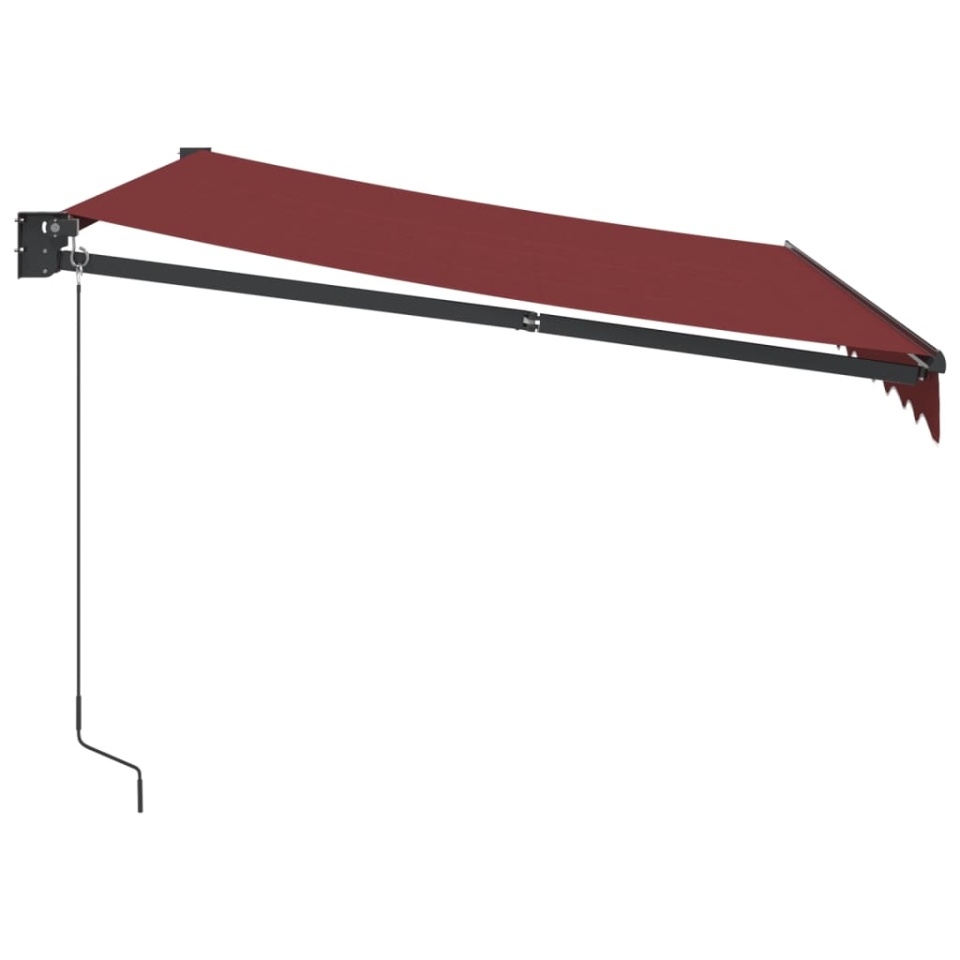 Copertina retractabilă manual, vișiniu, 300x250 cm - 3 | YEO