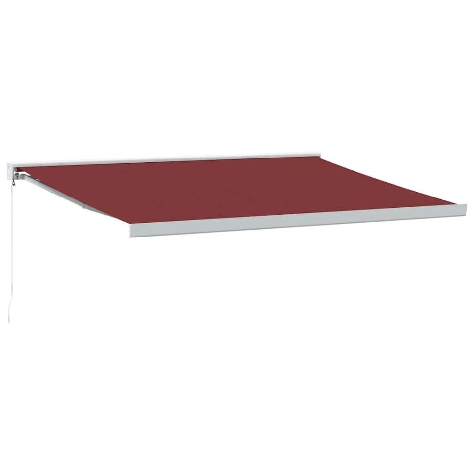 Copertina retractabilă manual, vișiniu, 400x300 cm - 1 | YEO