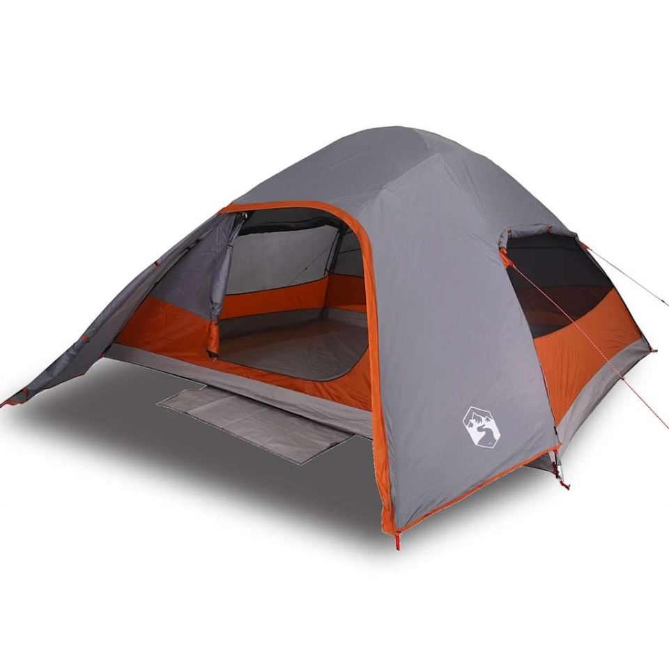 Cort de camping cupolă pentru 4 persoane, gri, impermeabil - 1 | YEO
