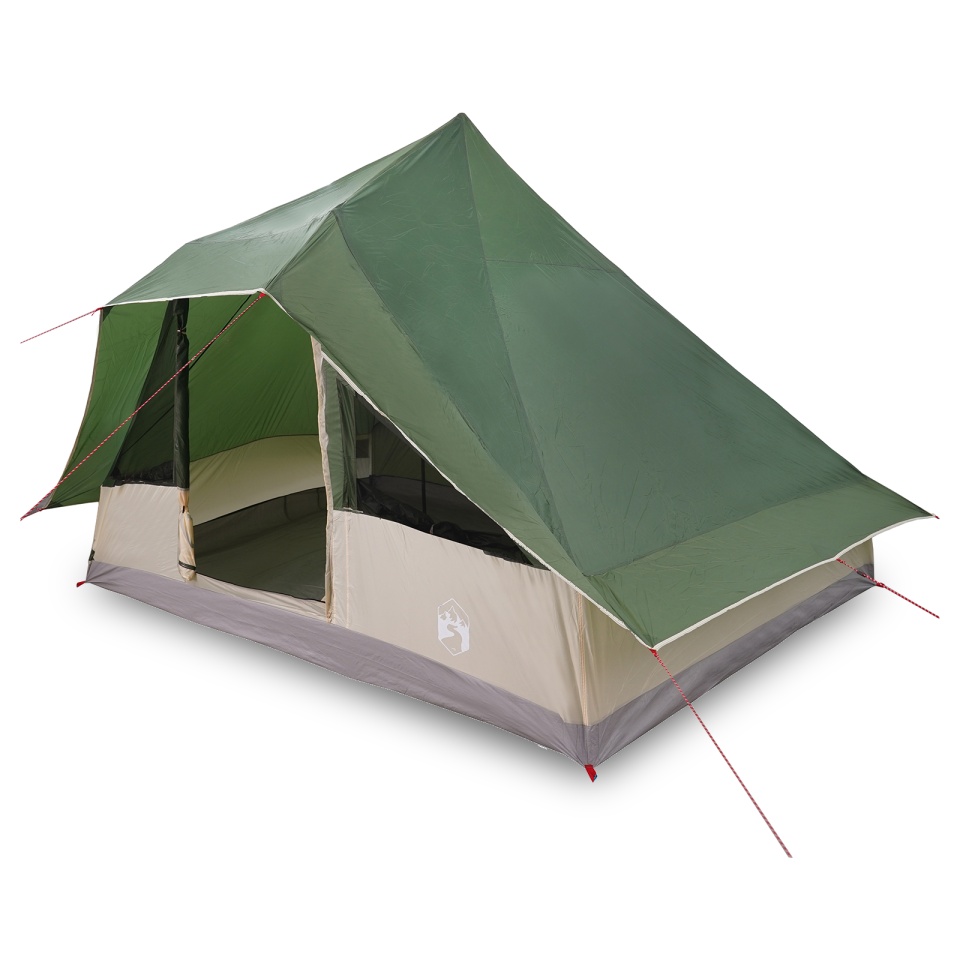 Cort de familie Tipi verde impermeabil pentru 10 persoane - 2 | YEO