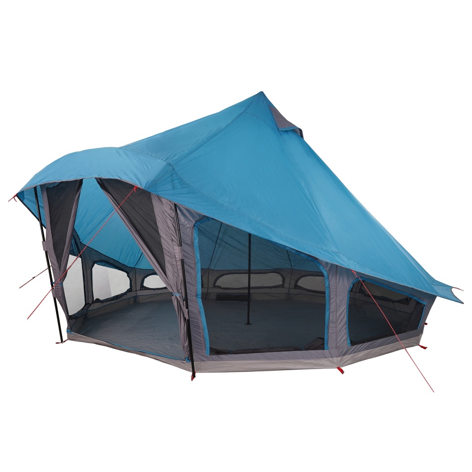 Cort Familial Tipi Albastru 10-Persoane Impermeabil - 1 | YEO