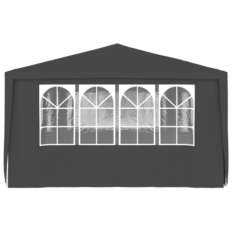 Cort petrecere profesional pereți laterali antracit 4x6m 90g/m² - 3 | YEO