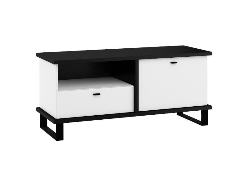 Cross Cro-19 Tv Stand 1D1S Black/White