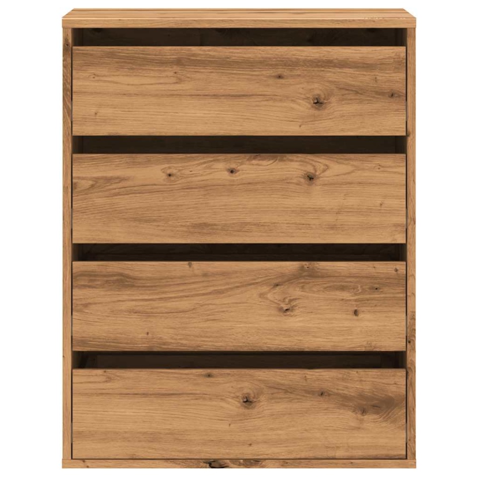 Dulap colț sertare stejar artizanal 60x41x76 cm lemn prelucrat - 3 | YEO