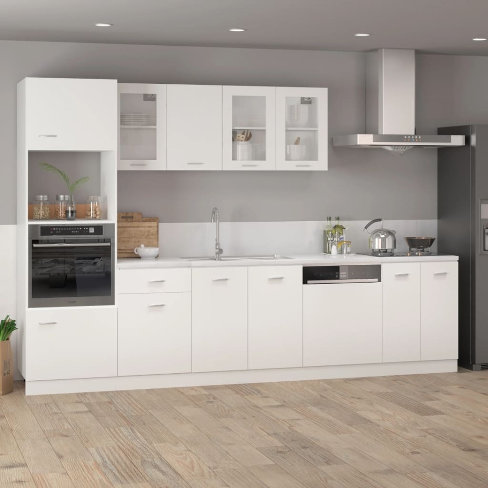 Dulap cuptor microunde “Lyon”, alb, 60 x 57 x 207 cm - 2 | YEO