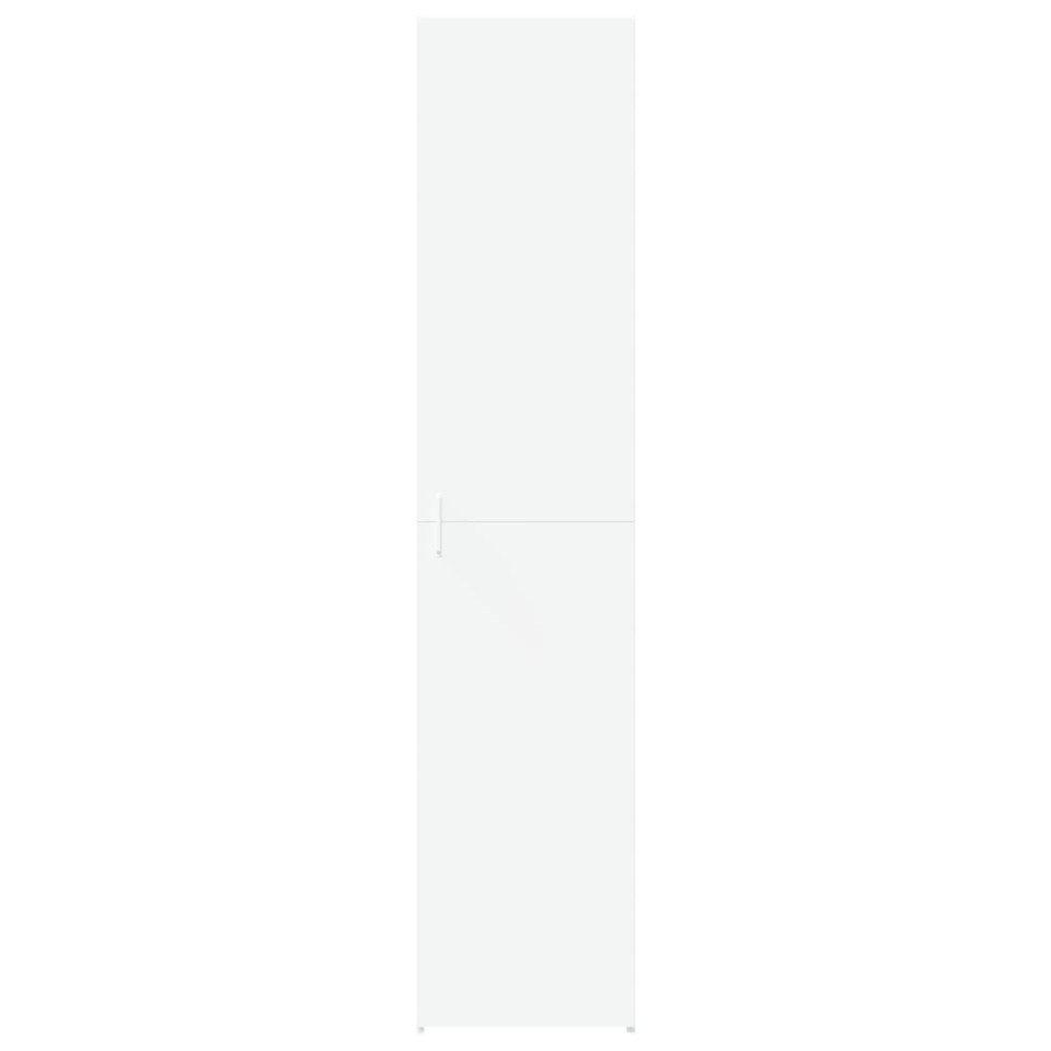Dulap înalt, alb, 40x42,5x185 cm, lemn prelucrat - 3 | YEO