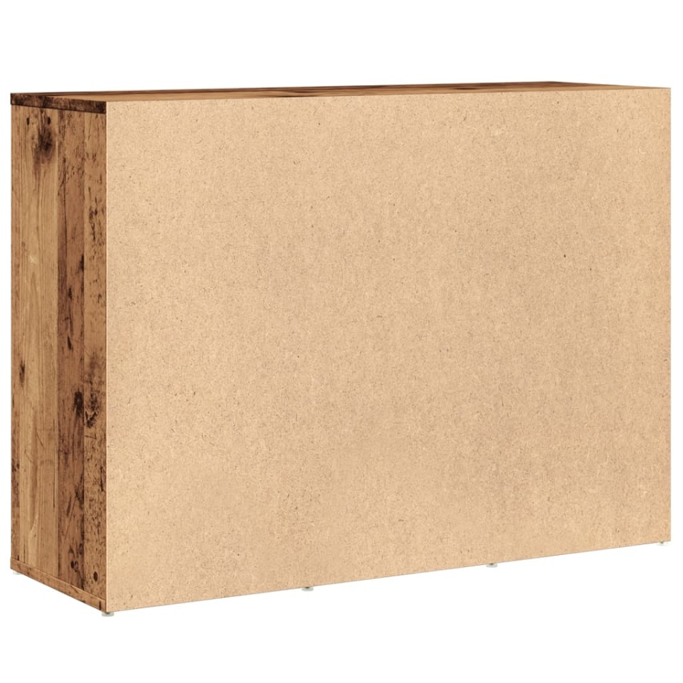 Dulap, lemn învechit, 88x30x64 cm, lemn prelucrat - 4 | YEO