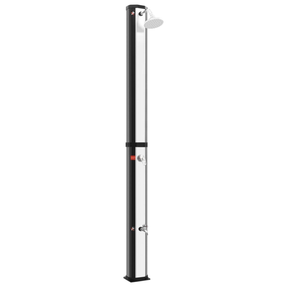 Duș solar de exterior cu cap de duș și robinet, 35 L - 1 | YEO
