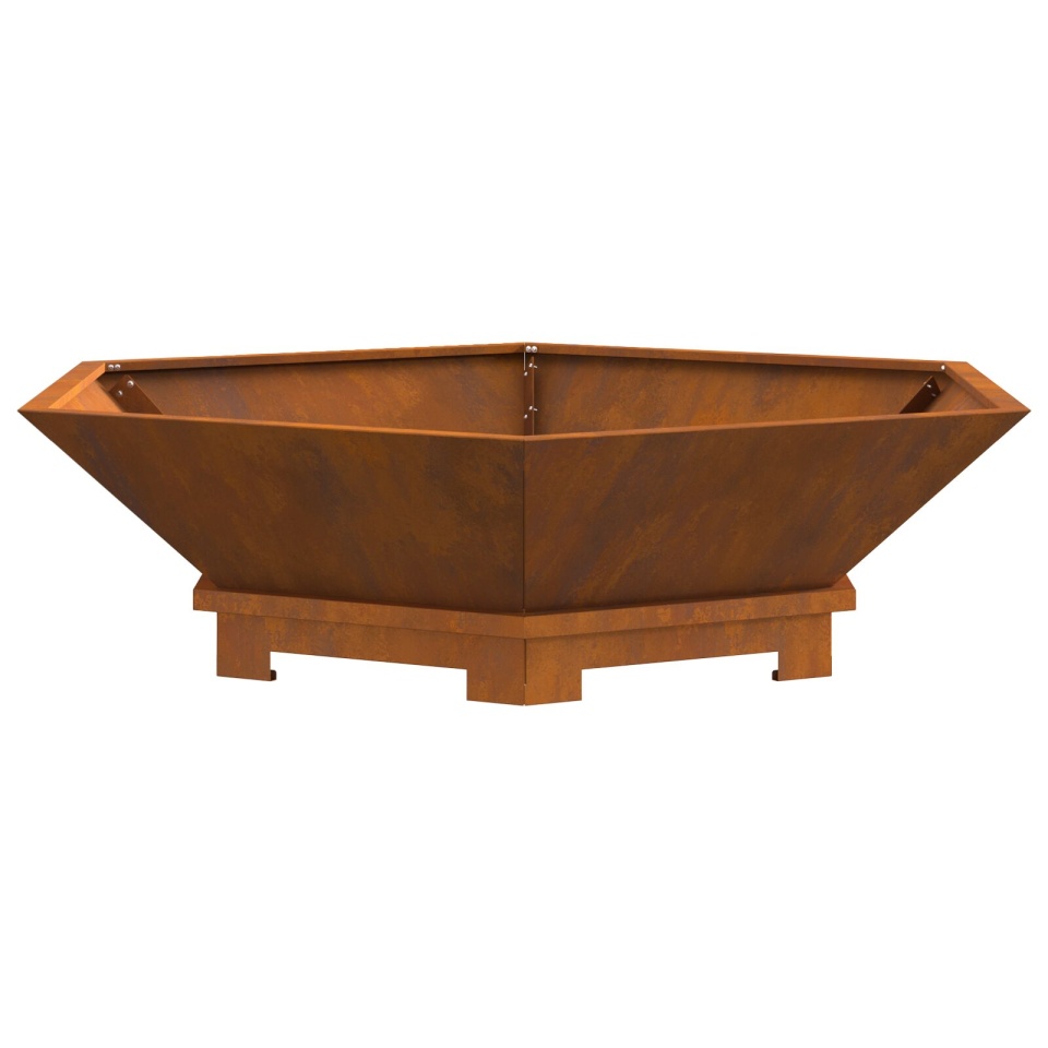Focar Hexagonal 100x100x28 cm Oțel rezistent la intemperii - 1 | YEO
