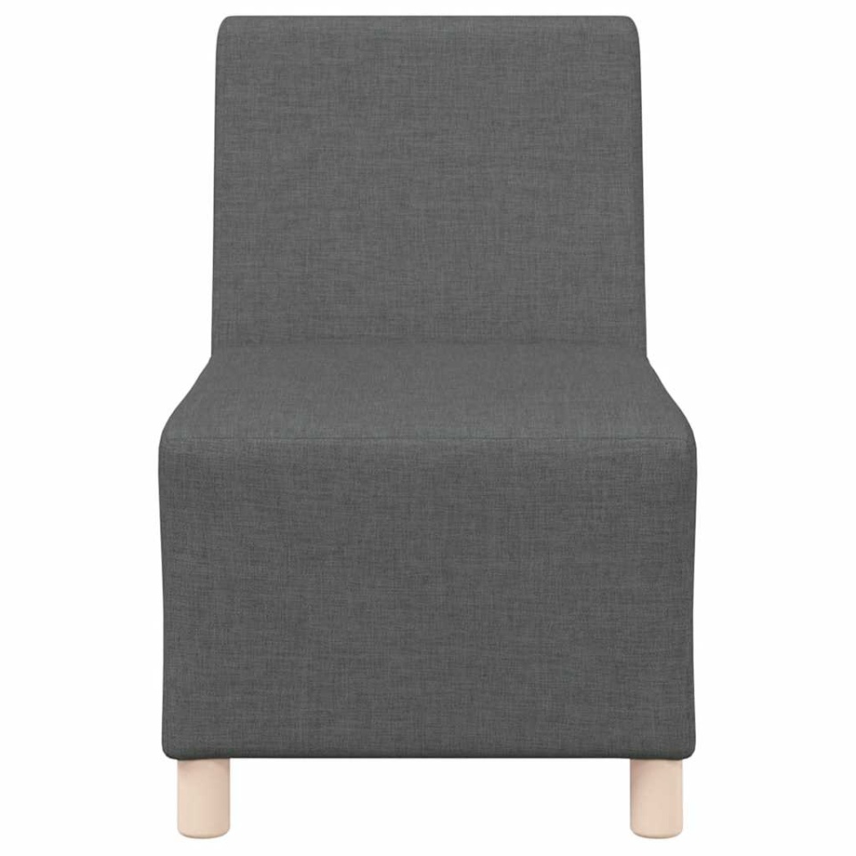 Fotoliu canapea, gri închis, 55 cm, material textil - 3 | YEO