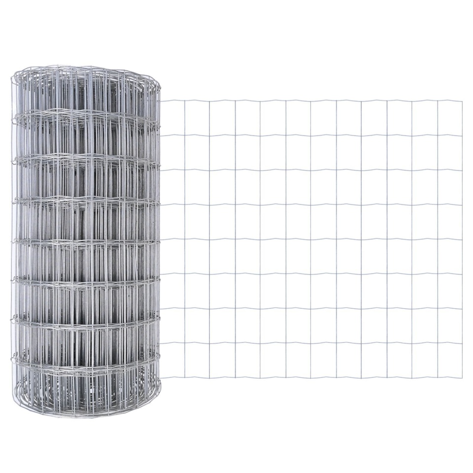Gard Euro cu 13 stâlpi 0.8x25 m Oțel galvanizat - 3 | YEO