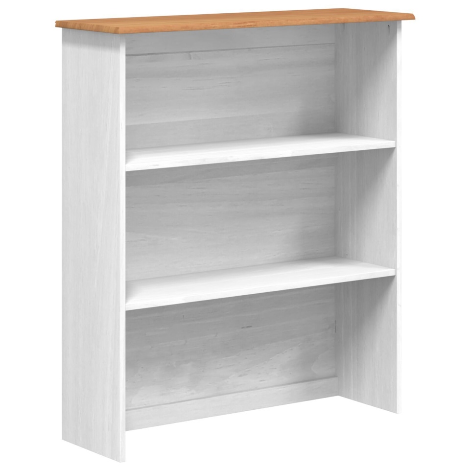 Hutch ASKIM Alb 91x30x104 cm Lemn masiv Pin - 1 | YEO