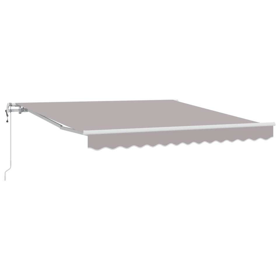 Marchiza automată retractabilă gri deschis 350x250 cm, Material de schimb pentru marchiza pentru cadru de 3.5x2.5 m gri deschis - 1 | YEO
