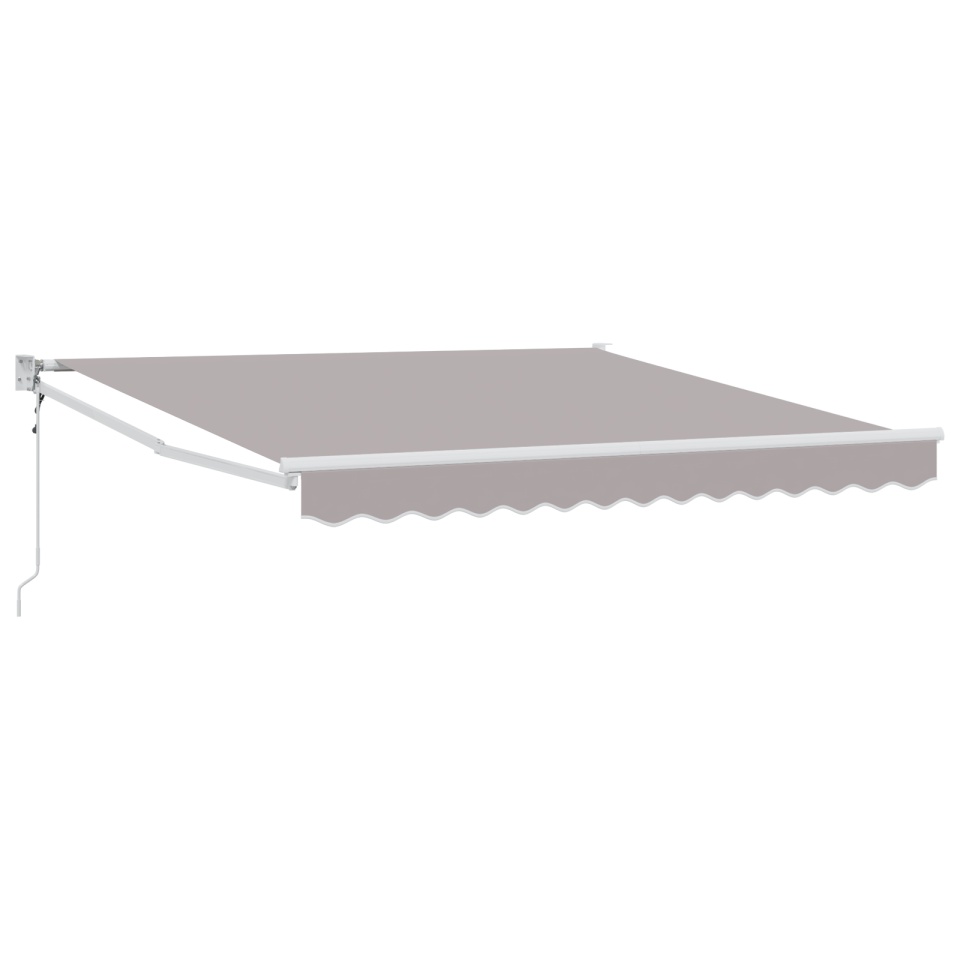 Marchiză retractabilă automată Gri deschis 300x250 cm, Material de înlocuire pentru marchiză de 3x2.5 m Cadru Gri deschis - 1 | YEO