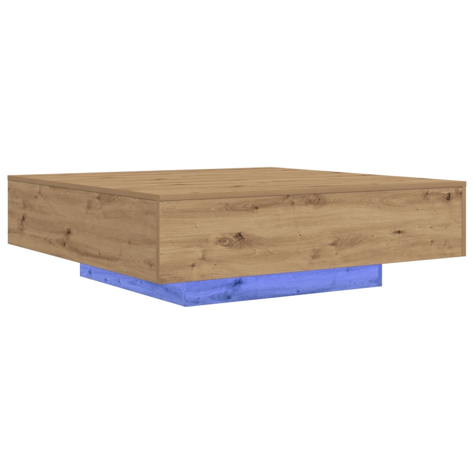 Masă de cafea Stejar Artisan Lemn prelucrat 100 x 100 x 31 cm - 1 | YEO