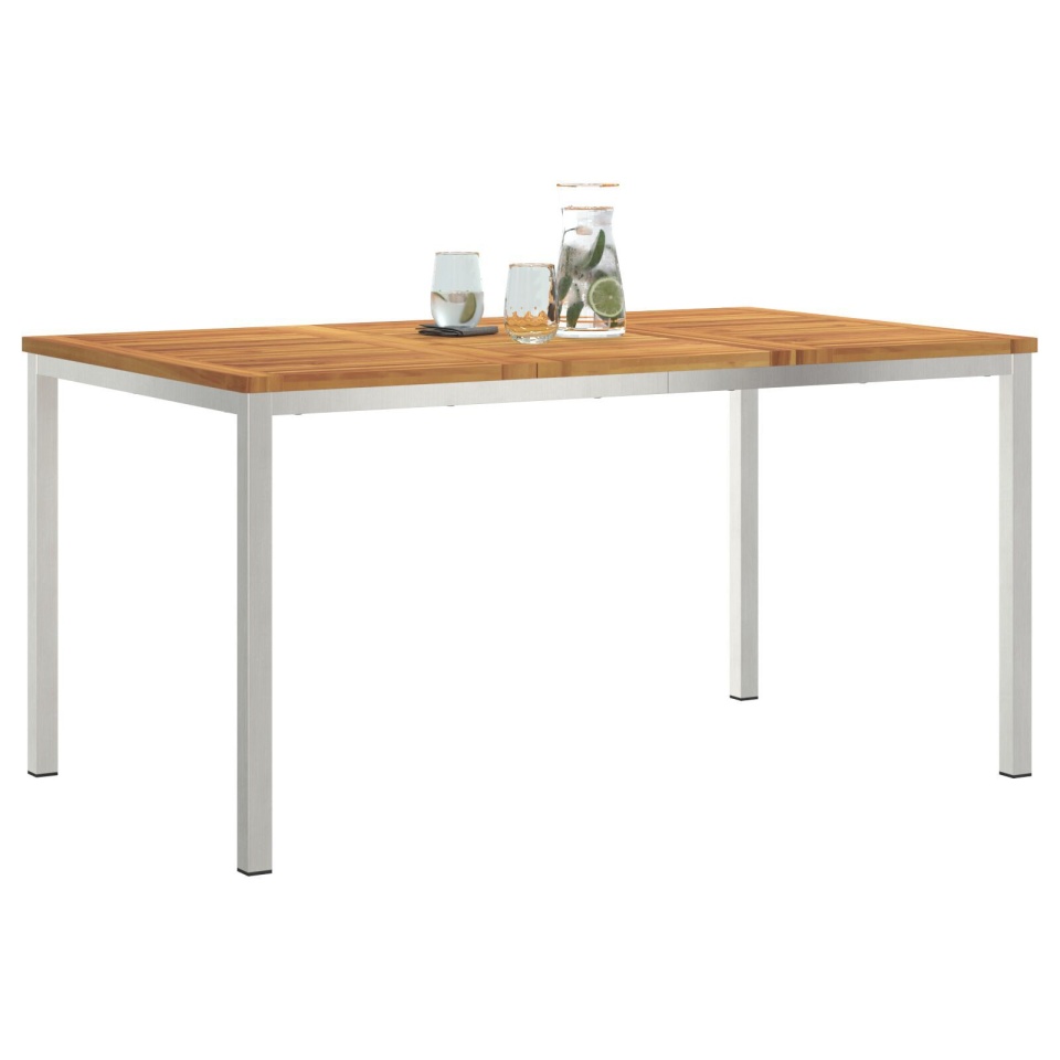 masă de dining 150x90x75 cm lemn masiv de acacia - 2 | YEO