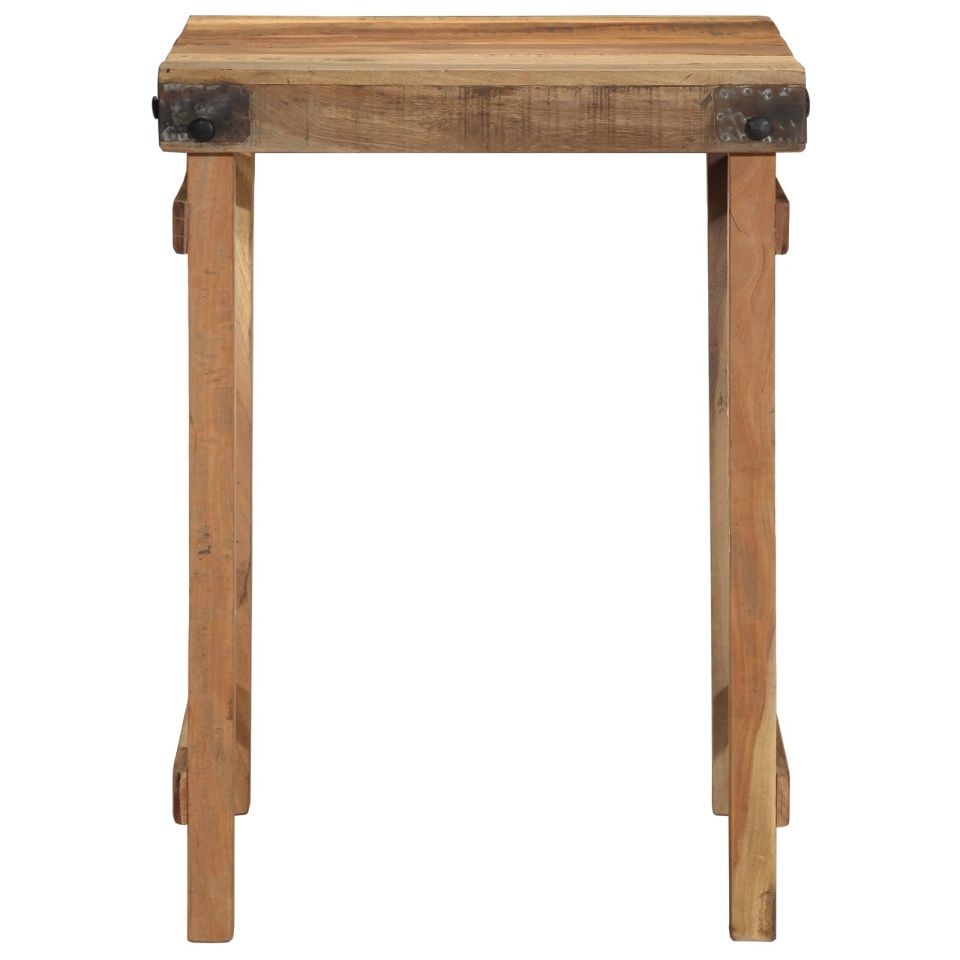 Masă de dining 55x60x76 cm Lemn reciclat - 3 | YEO