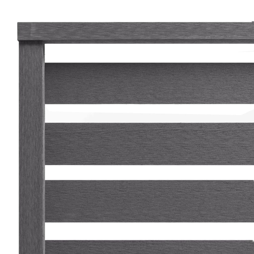 Panou de gard, gri, 180x180 cm, WPC - 2 | YEO