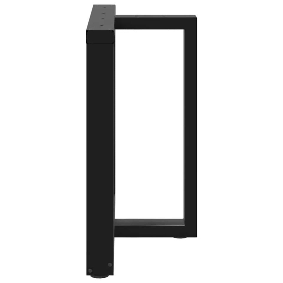 Picioare pentru masă în formă de T 2 buc Negru Oțel - 2 | YEO