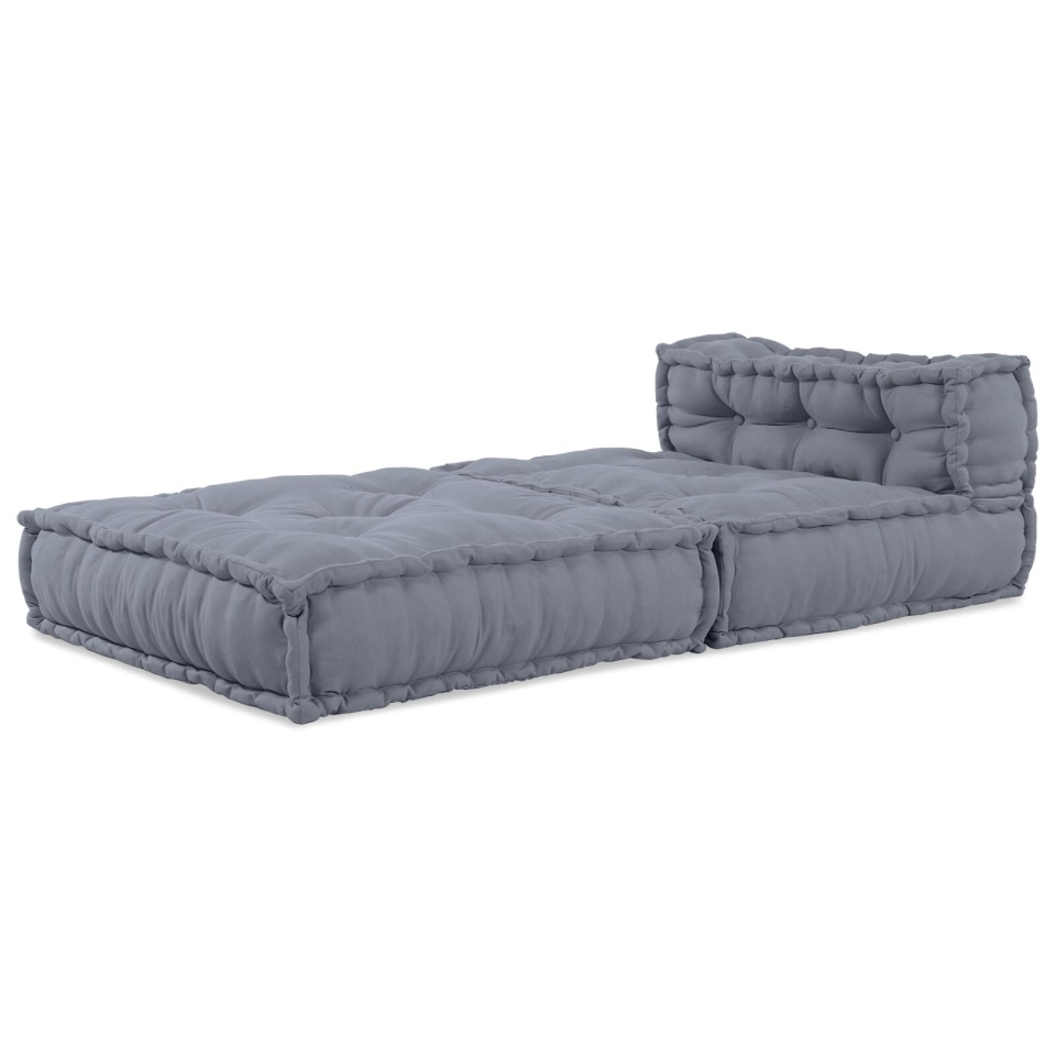 Pouf Modular Gri 70x70x54 Material - 2 | YEO