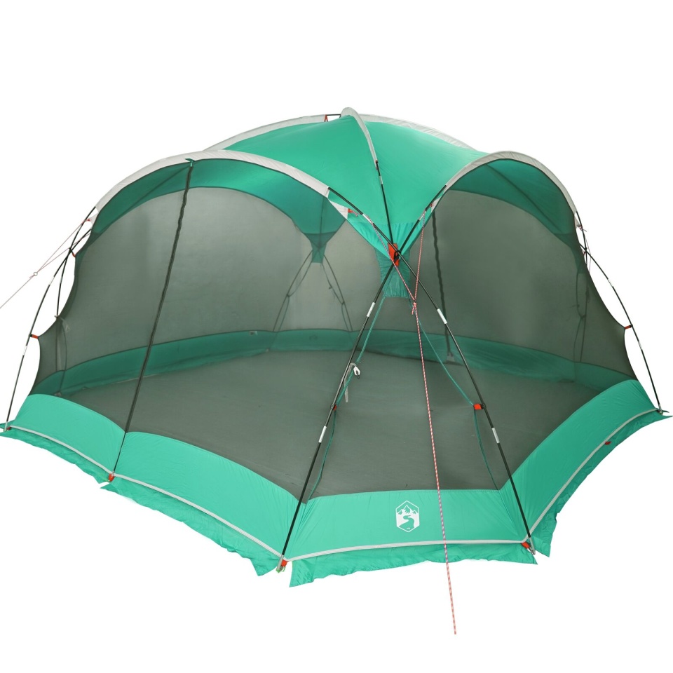 Răndurugă pentru camping cu uși Verde pentru 4 persoane, Impermeabil - 1 | YEO