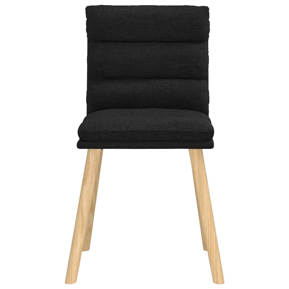 Scaune de bucătărie, 2 buc. negru, textil - 3 | YEO