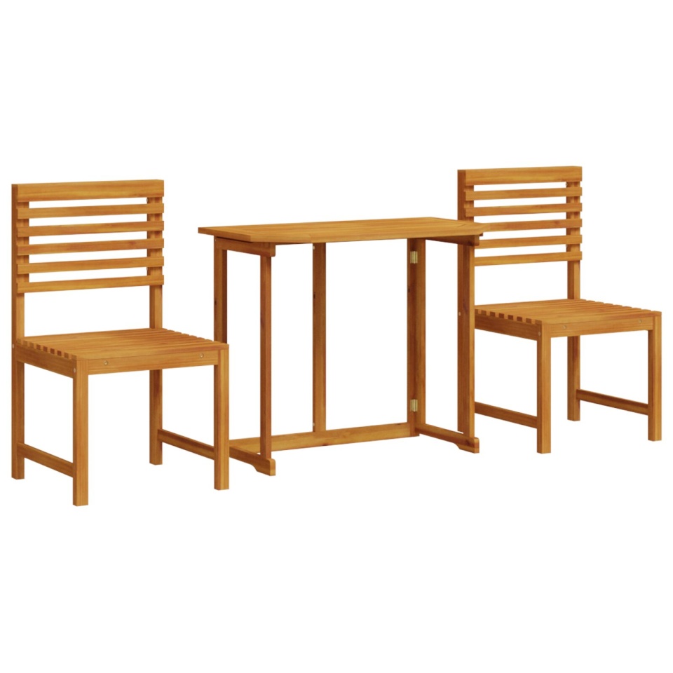 Set Bistro Grădină 3 Piese Lemn Masiv Acacia - 1 | YEO