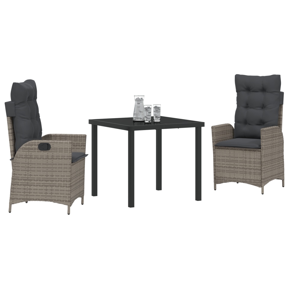 Set de 2 Gri Ratan PE Standard Huse detașabile - 2 | YEO