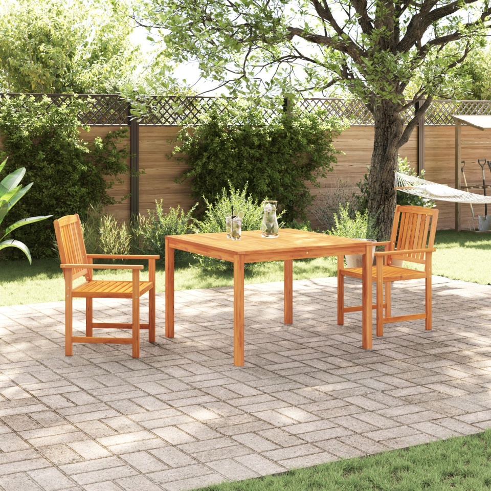 Set de dining de grădină , 3 piese din lemn solid de acacia