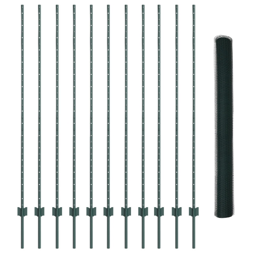 Set de Împrejmuire Hexagonală Set de 2 Verde - 1 | YEO