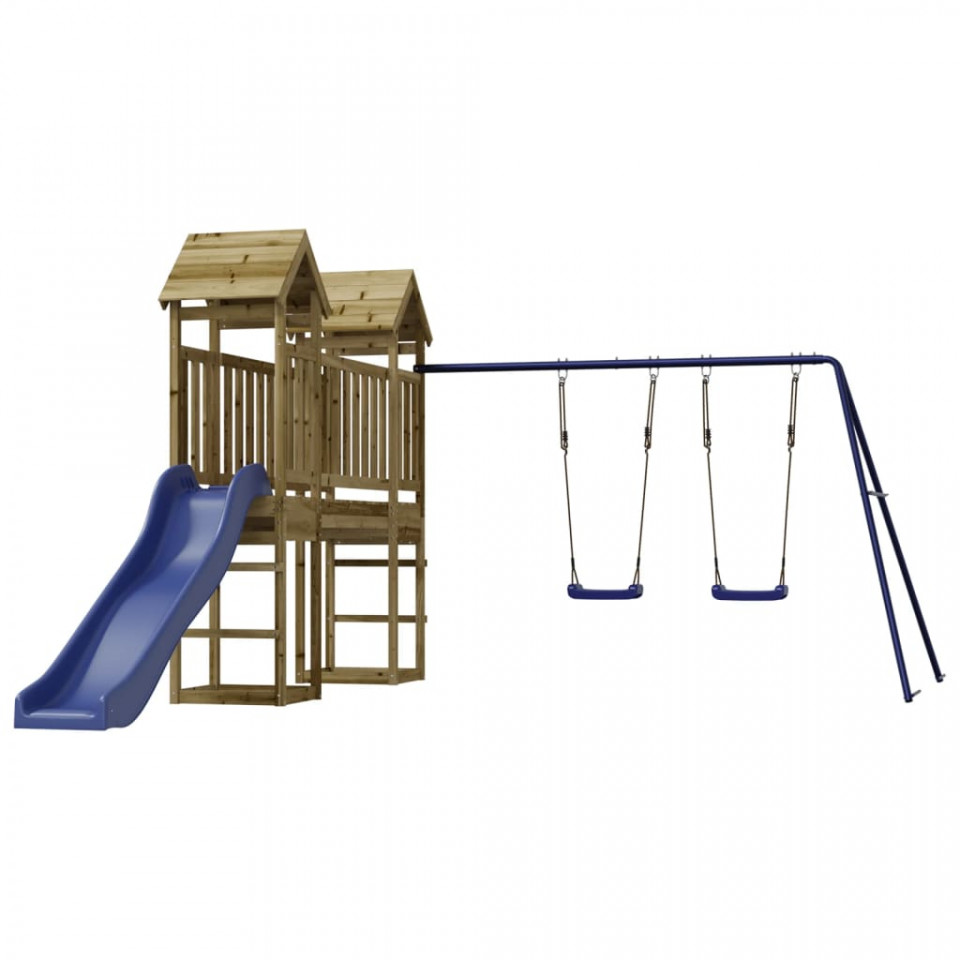 Set de joacă pentru exterior, lemn de pin impregnat - 1 | YEO