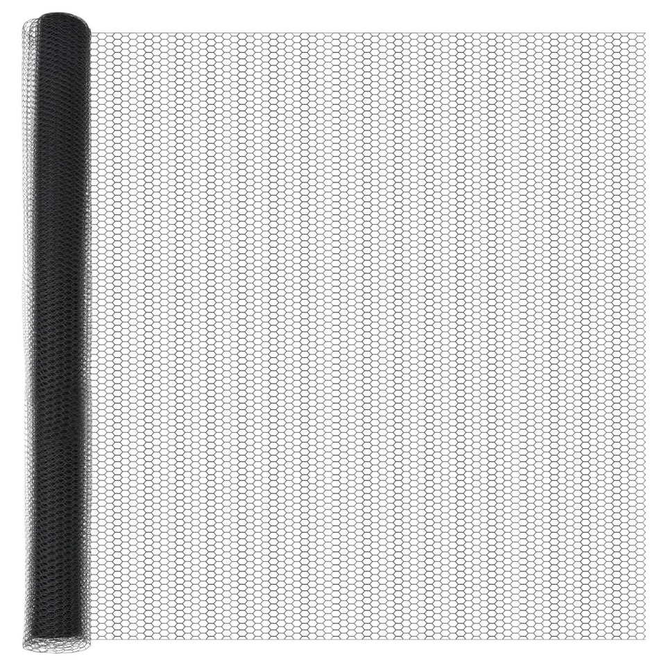 Set Gard Set de 2 Gri Oțel 25 x 1.5 m Pliabil Gard Extern - 3 | YEO