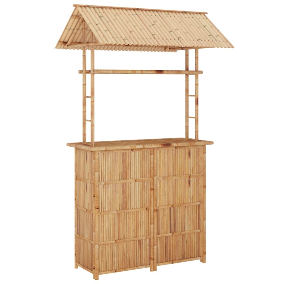 Set mobilier de bar, 3 piese, bambus - 2 | YEO