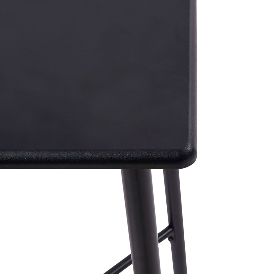 Set mobilier de bar, 5 piese, negru, plastic - 3 | YEO