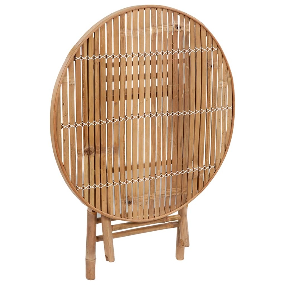Set mobilier de exterior pliabil, cu perne, 5 piese, bambus - 2 | YEO