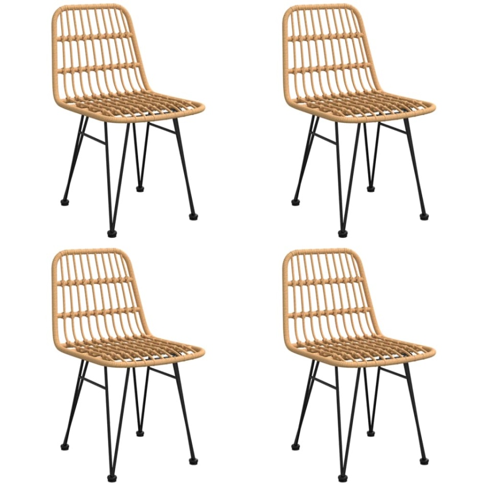 Set mobilier de grădină, 5 piese, poliratan - 3 | YEO