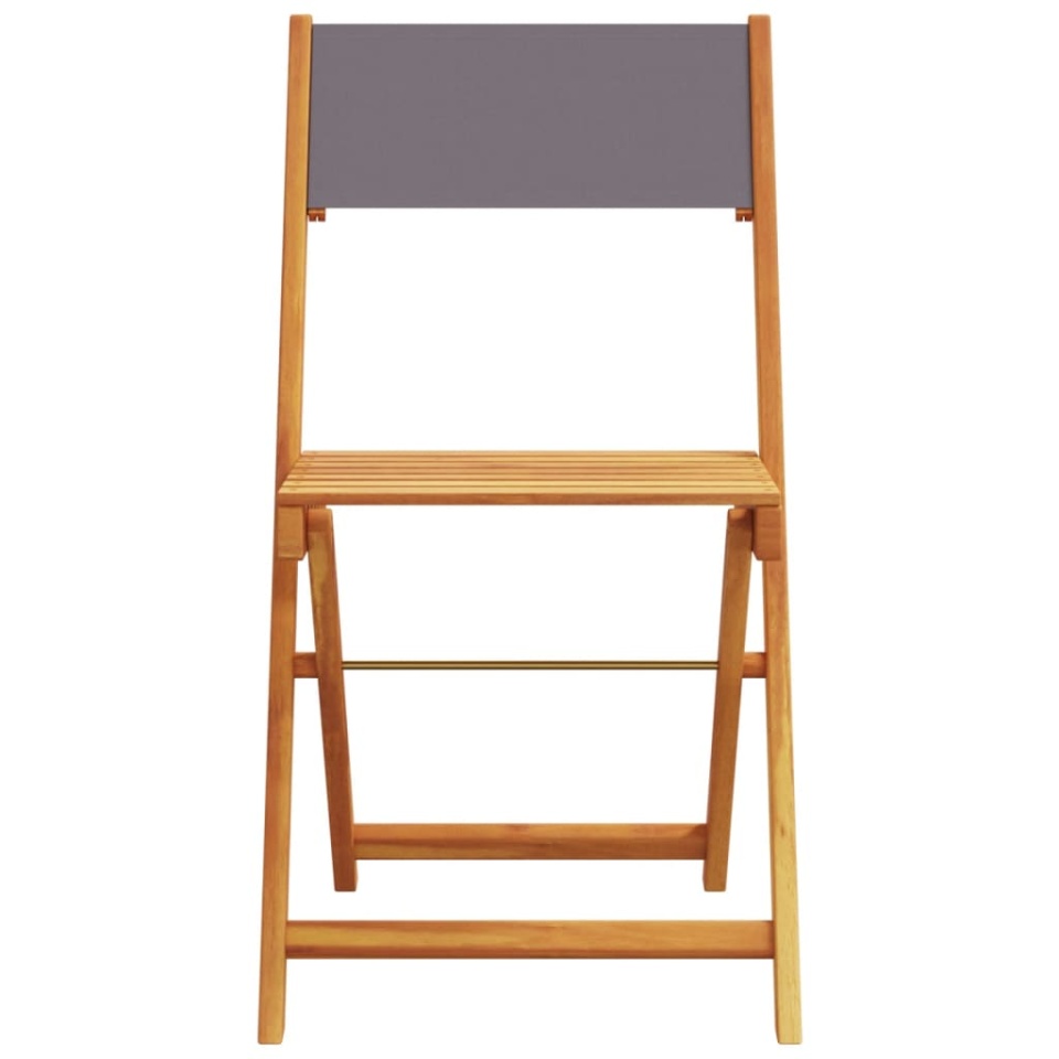 Set mobilier de grădină 5 piese textil antracit/lemn masiv - 3 | YEO