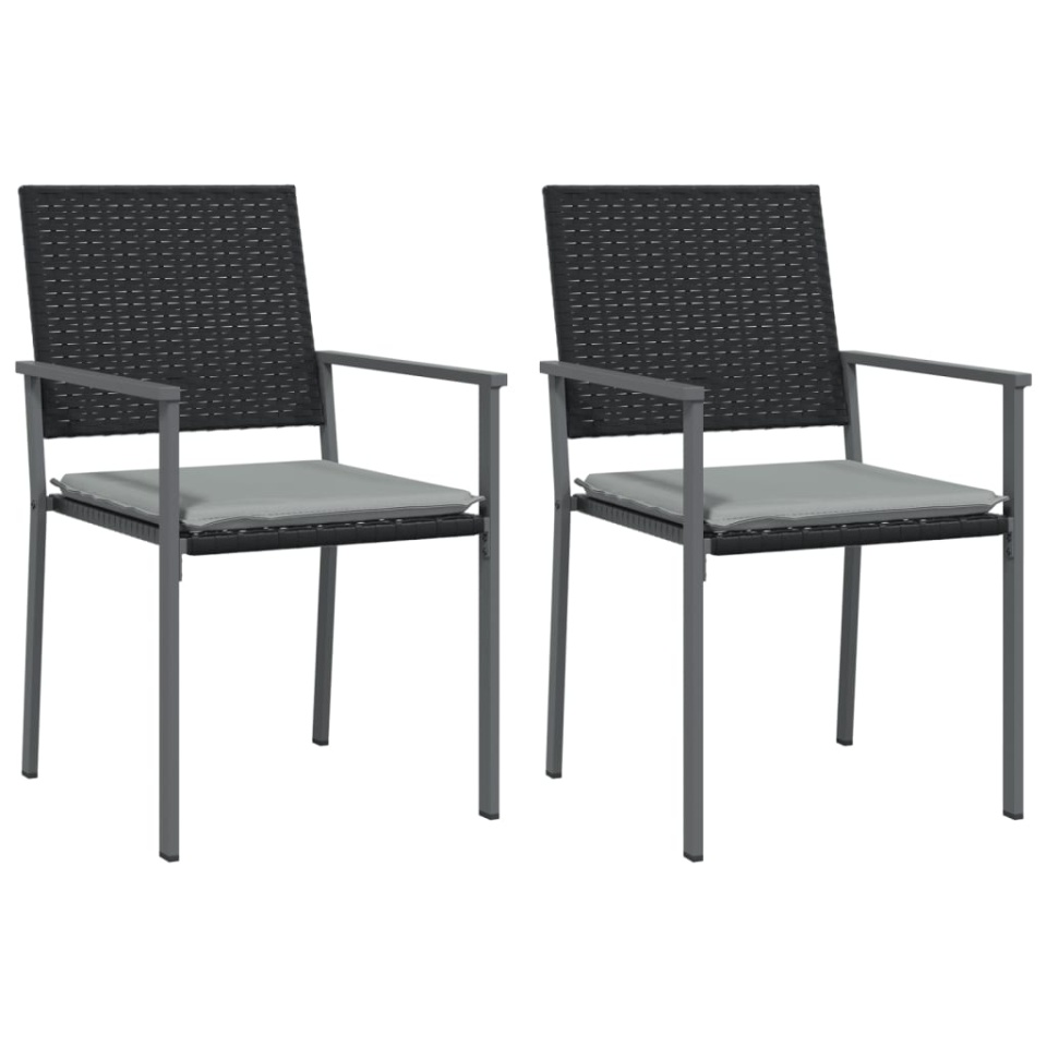 Set mobilier de grădină cu perne, 3 piese, poliratan și oțel - 3 | YEO