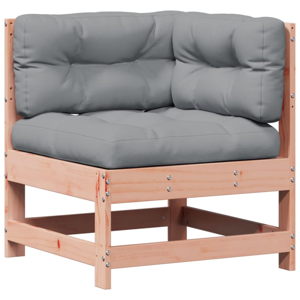 Set mobilier de grădină cu perne, 6 piese, lemn masiv Douglas - 3 | YEO