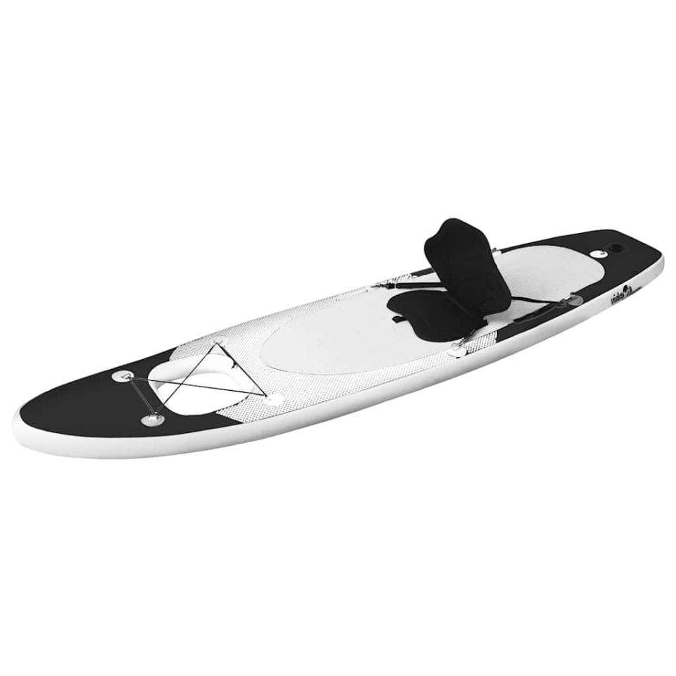 Set placă paddleboarding gonflabilă, negru, 360x81x10 cm - 1 | YEO