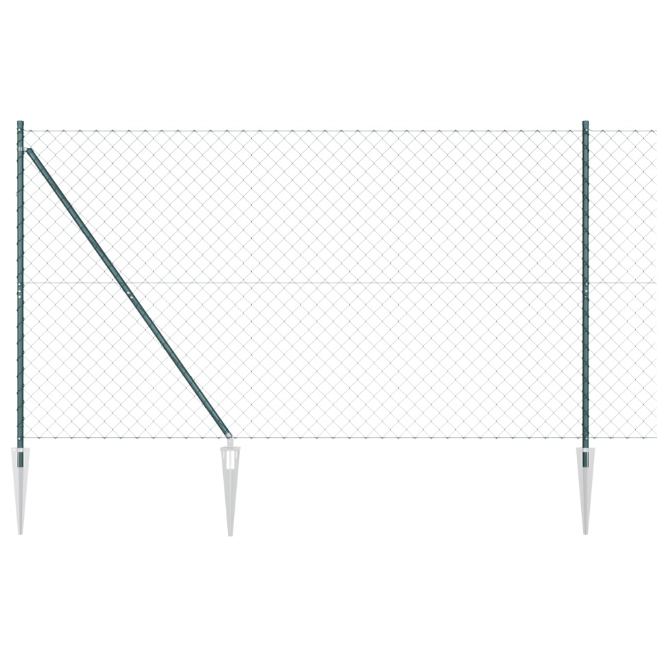 Șină de legătură cu 7 posturi cu vârfuri 1.6x10 m din oțel galvanizat - 1 | YEO
