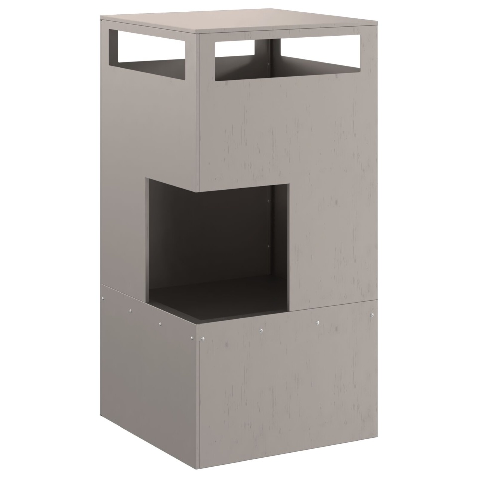 Soba de foc 50x50x100 cm din oțel rezistent la intemperii - 3 | YEO