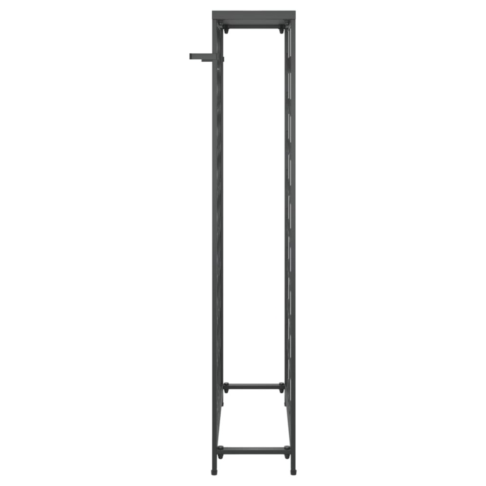 Suport sticle vin, 45 de sticle negru 54x18x100 cm fier forjat - 3 | YEO