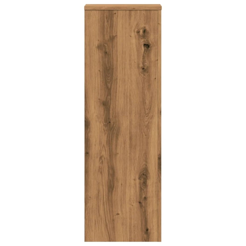 Suporturi plante, 2 buc., stejar artizanal, 33x33x100 cm, lemn - 3 | YEO