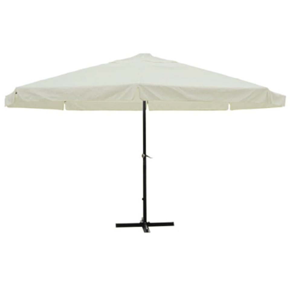 Umbrela Samos 500cm, aluminiu, Alb - 1 | YEO